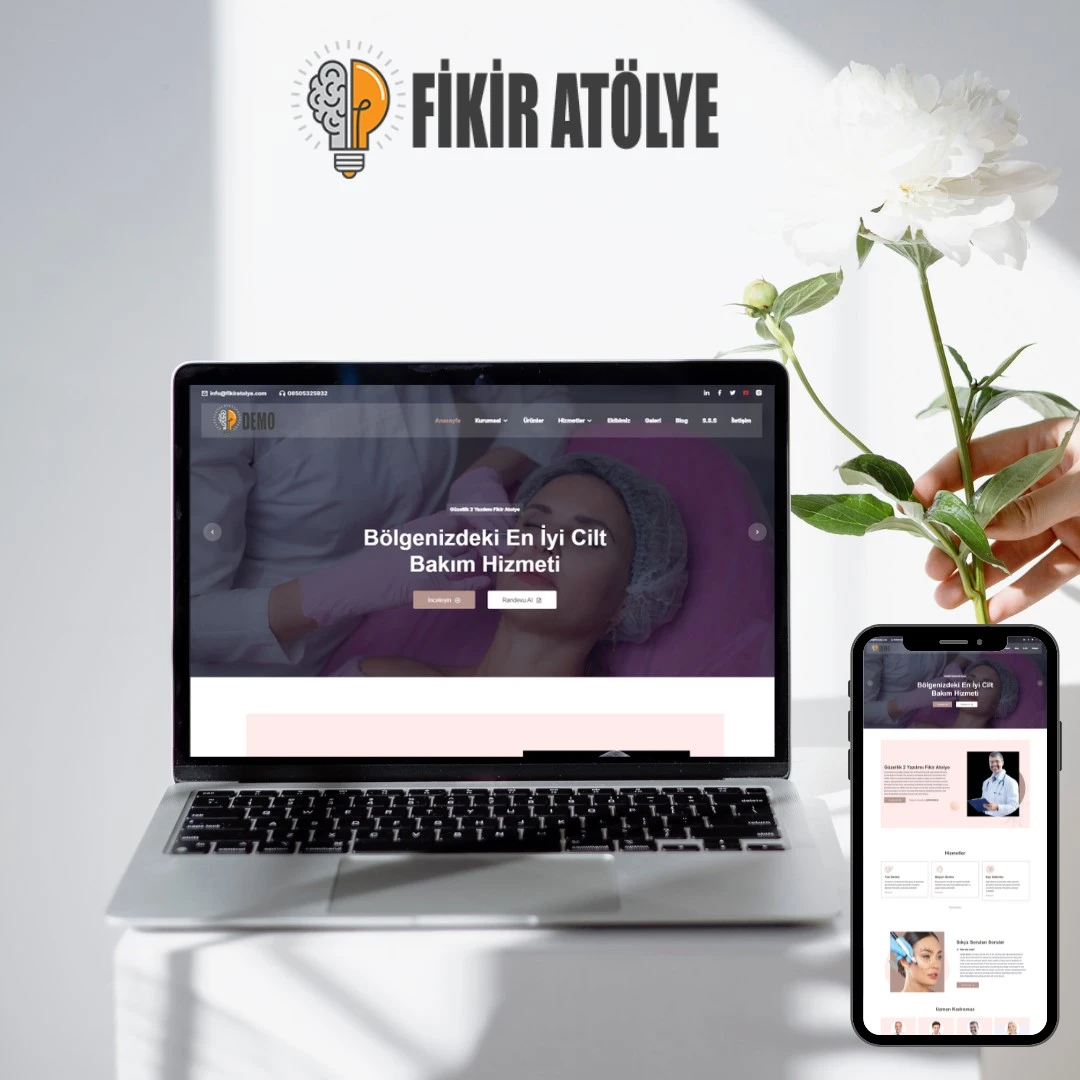 Güzellik Salonu Hazır Web Sitesi V1