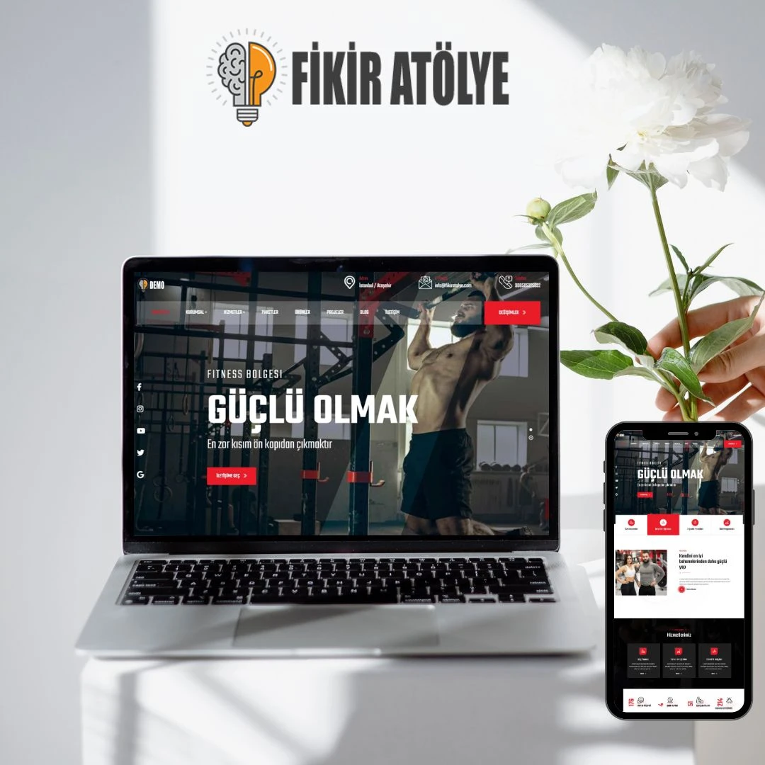 Spor Salonu Hazır Web Sitesi V1